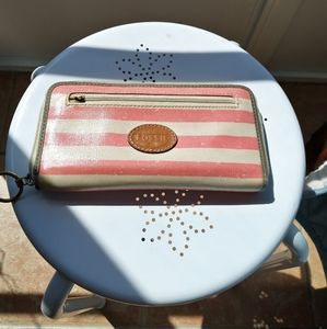 Fossil leather wallet